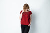 Boxy Red/Black Striped